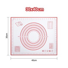 咖啡叔叔 鉑金矽膠烘焙揉麵墊 防滑料理墊, 1個, 小(40*30cm)