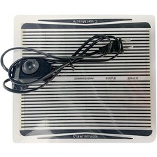 작은 동물을 위한 플레이풀비 파충류 온열 패드 온도 조절이 가능한 도마뱀 테라리움 온열 매트 뱀 거북 수염 용 도마뱀 및 식물 (15W), 15W