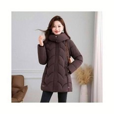 羽絨外套女秋冬季大尺碼白鴨絨羽絨服輕薄保暖長款雪地外套連帽滑雪服韓版麵包服青年立領羽絨服加厚夾克冬天防風羽絨衣棉服棉襖