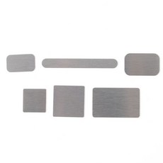 수수픽 1P 사각형 철판 스티커 붙임, 65x8mm