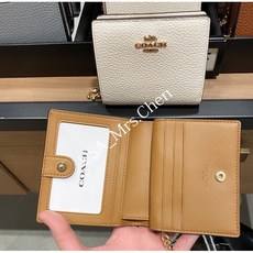 logo證書F73867金色防刮立體真皮短對開標籤，辦公室專業識別證件，耐用防刮材質, 新款白色, 1個