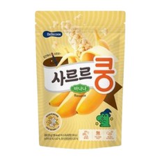 베베쿡 유아용 사르르쿵 과자, 바나나, 23g, 5개