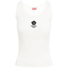 겐조 보크 플라워 자수 탱크 탑