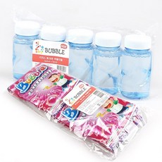 키저스 휴대용버블액 KC인증완료 블루통(60ml*5개) 버블파우치(10ml*10개), 블루통(5개)+버블파우치(10개), 1개