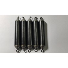 船釣耗材專賣 龍蝦鉛 敲底用上鉛 雙轉環鐵條5入, 1個, 2兩5入