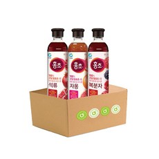 Hongcho 紅醋 清淨園3種石榴+葡萄柚+覆盆子, 1組, 2.7L
