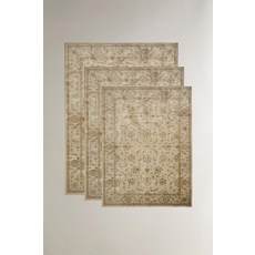 zara 자라 빈티지 플로랄 러그 - 그레이308454, 70 x 200 cm