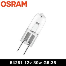 오스람 12V 75W XENOPHOT 64617 G5.3 저압 MR11핀 할로겐램프, 1개, 기타색
