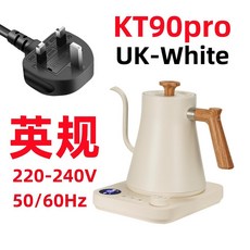 Gooseneck 智能恆溫電水壺 手衝壺 咖啡壺 鵝頸壺, KT90pro白色英規,臺, 1個
