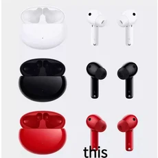90 새 제품 Huawei Freebuds 4i용 분실된 왼쪽 또는 오른쪽 이어버드 교체용 헤드폰 충전 케이스 도크, 03 Red  L