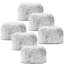 큐리그 및 브레빌 BWF100 커피 머신용 교체용 숯 정수 필터 6개 팩 - Keurig 2.0 1.0 Breville 호환 필터 최신 구형 모델 메이커 모두에 적합 2075