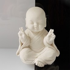 小沙彌擴香石 居家裝飾擺件, 檀香精油或乳香精油
