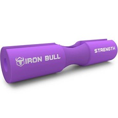Iron Bull Strength 고급 스쿼트 패드 - 스쿼트 런지 및 엉덩이 추진용 바벨 패드 - 목 및 어깨 보호 패드 지지대 (블랙), Purple, 1개