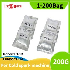 1~200 가방 티 파우더 콜드 스파클러 기계 콜드 600W 스파크 기계 분수 스파클러 700w 기계 소모품 티 파우, 01 빠른  Mainland, 04 100g  indoor, 09 1 Bags