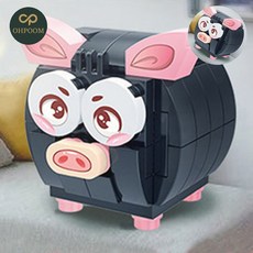 [픽네] 감각발달블록 아기블록 창의력블록 십이지신 동물블록 게으른 돼지