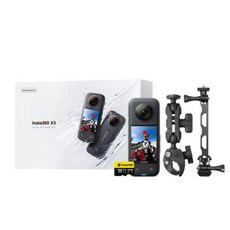 Insta360 인스타360 X3 360도 카메라 모터바이크 키트, BLACK, CINSAAQQ(CINSAAQ/B)