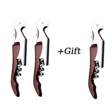 가정용 와인 오프너 1개 다기능 3개 가족 축제 맥주 파티 오프너, Wine red 3pcs