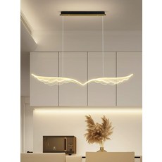 식탁 펜던트 조광 무한 골드-나비 LED 램프 삼색광 블랙골드 표준 120cm 무단계+티몰지니, 도트 골드 100cm 중성광