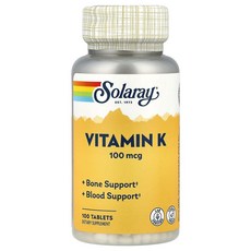 쏠라레이 비타민K 100mcg 100정, 2개