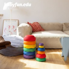 스테핑 스톤 밸런스 균형 세트 징검다리, 라지x6+스몰x6