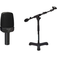 Behringer베링거 B 906 슈퍼카디오이드 다이내믹 인스트루먼트 마이크, Microphone + Mini Boom Stand, 1개