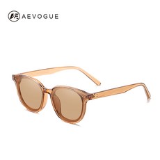 AEVOGUE 새로운 여성 레트로 야외 편광 선글라스 투명 한국어 라운드 패션 운전 태양 안경 Unisex UV400 AE0850