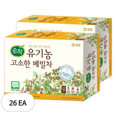 순작 유기농 고소한 메밀차, 10g, 20개입, 26개