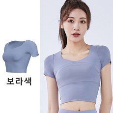 베이지 네크라인 데일리 캐주얼 날씬해 보이는 여성 스포츠 반팔 티셔츠