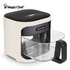 공식판매 매직쉐프 에어프라이어 투명글라스 내열유리 4L 스테인리스 슬림 가성비 MAF-H400CW, 혼합