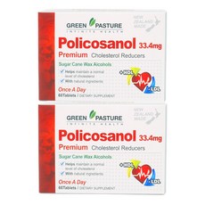 그린패스쳐(Green Pasture) 그린 패스쳐 폴리코사놀 33.4mg 60정 X 2개, 1세트