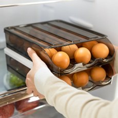 최주부 슬라이딩 계란 보관통 계란보관용기, 1단