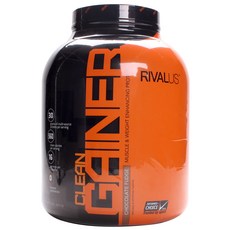 RIVALUS Clean Gainer 蛋白質補充劑巧克力軟糖, 1個, 2273克