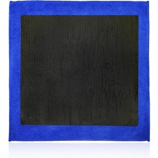 자동 디테일링을 위한 duscoke 클레이 바 x 없는 진흙 diy 대체 샤모아 (1pc) 타월 스트립 12인치 청소 긁힘 도구 천 자동차 극세사 디테일, 1PC