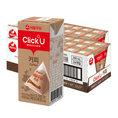 서울우유 클릭유 커피 200ml x 48입 (2박스), 2박스