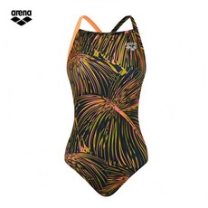아레나수영복 아레나 다크포레스트 A4FL1LO23 ORG 주머니백 증정 여성일반 드롭백 원피스 실내수영복 3009638