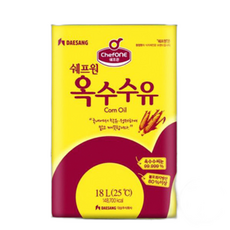 청청원 대상 쉐프원 옥수수유 업소용 옥배유 14시 이전 주문 당일발송 / 강화포장, 1개, 18L