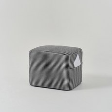 [마리베] 카멜 생활발수 패브릭 스툴, 체크(10333BST)