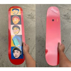 saga 板面 小黑簽名款 尺寸8.25 全新 默認輕微劃痕 贈送全黑砂, 如圖所示, 1個