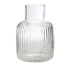 삼호유리 스트라이프 보틀 유리화병