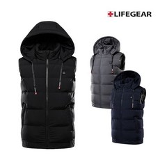 조끼 USB 온열조끼 등산 후드 보온 온열 패딩 겨울