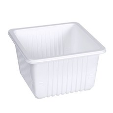 큐담 성형 실링용기 Q-14148 (14x14x8) 두부용기 화이트, 9개, 60개입