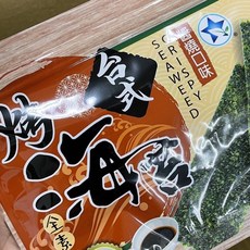 超夯台式烤海苔 (椒鹽/醬燒口味) - 非油炸厚切海苔, 1個, 醬燒口味-36g/包, 36g