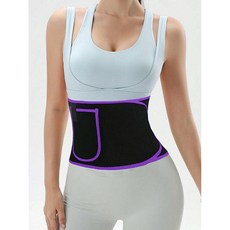 한 개 포장 컬러 사이드 포켓 실버 코팅 허리 보호, 160g, 보라색