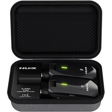 NUX C-5RC 5.8GHz 무선 기타 시스템 액티브 또는 패시브 픽업 기타용 충전 케이스 포함 UHF 송수신기 저간섭 자동 매칭