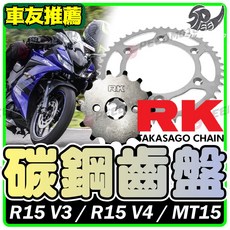 RK 齒盤 R15V4 V3 MT15 前齒盤 14T 後齒輪, 1個, 後齒54T