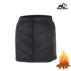 HALLA SPORT 여성 테리 스커트(단추)