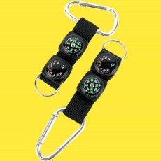 다기능 온도계 나침반 휴대용 카라비너 나침반온도계 등산소품 카라비너온도계 등산용나침판