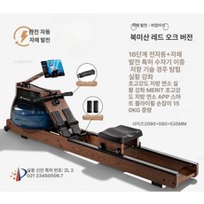 가정용 접이식 로잉머신 수저 저어기 전신운동 다기능 헬스 운동기구, 기본 색상, 자가발전버전 오리지널 오크 더블 충전