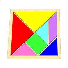 창작용 나무칠교놀이(1세트), 1
