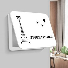 배전박스 배전판커버 인터폰 배전함 두꺼비집 가리개, PVC 질감 이미지, 에펠탑